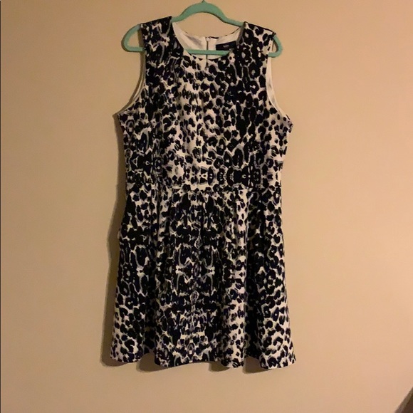 Mossimo Supply Co. Dresses & Skirts - Black and White fit and flare Animal Print dress